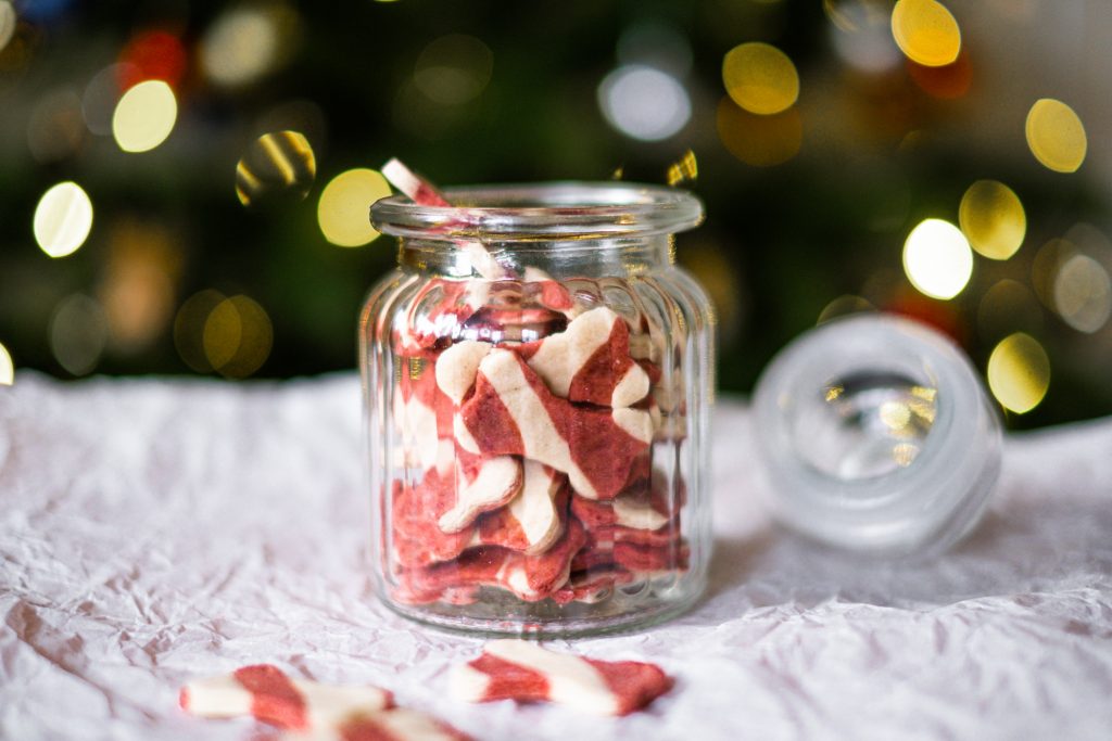 Veganskta hundgodis polkaben jul